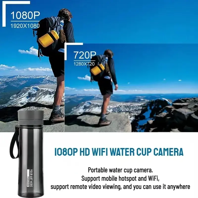 Water Bottle wireless Camera