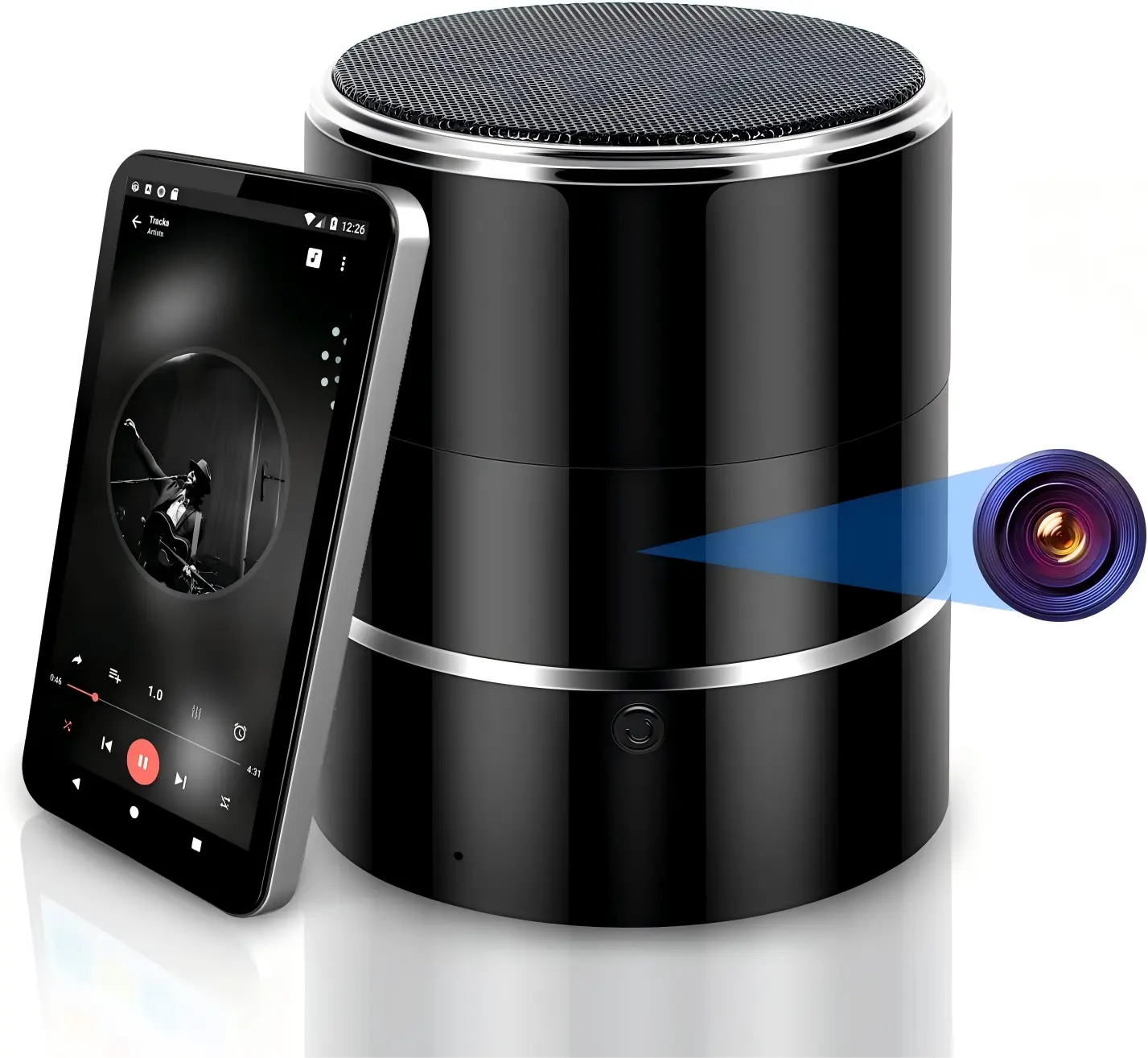 Bluetooth Speaker hidden camera