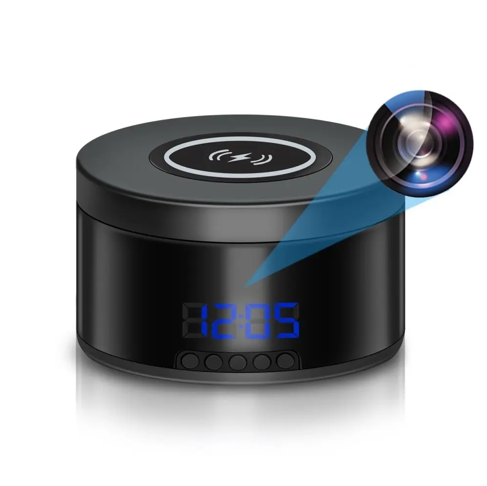 wireless charger spy camera
